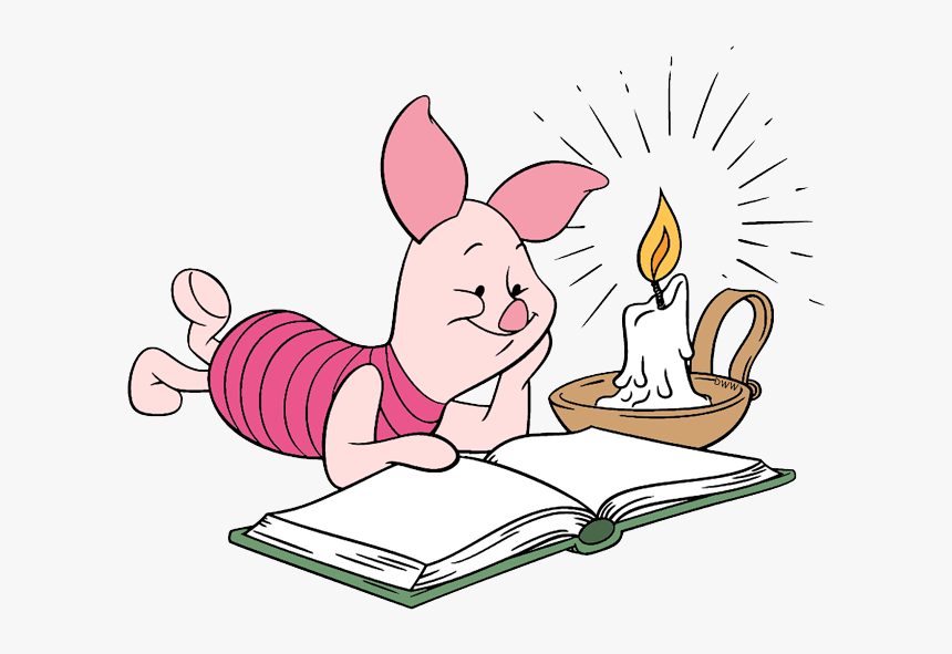 Winnie The Pooh Clipart Read Book Winnie Pooh Estudiando Hd Png