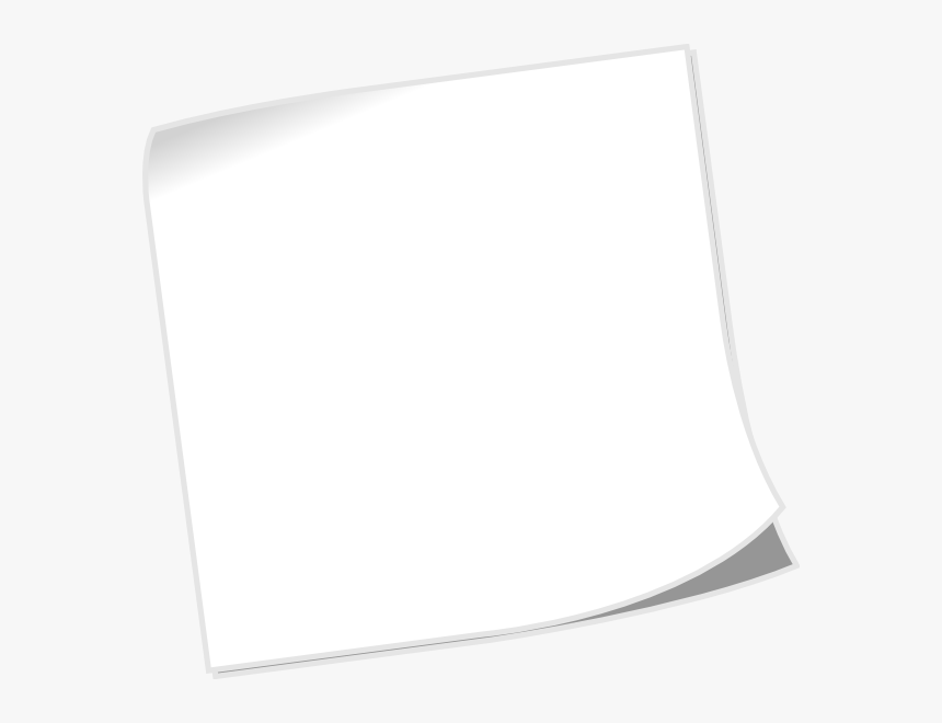 White Sticky Note Png Transparent Png Kindpng