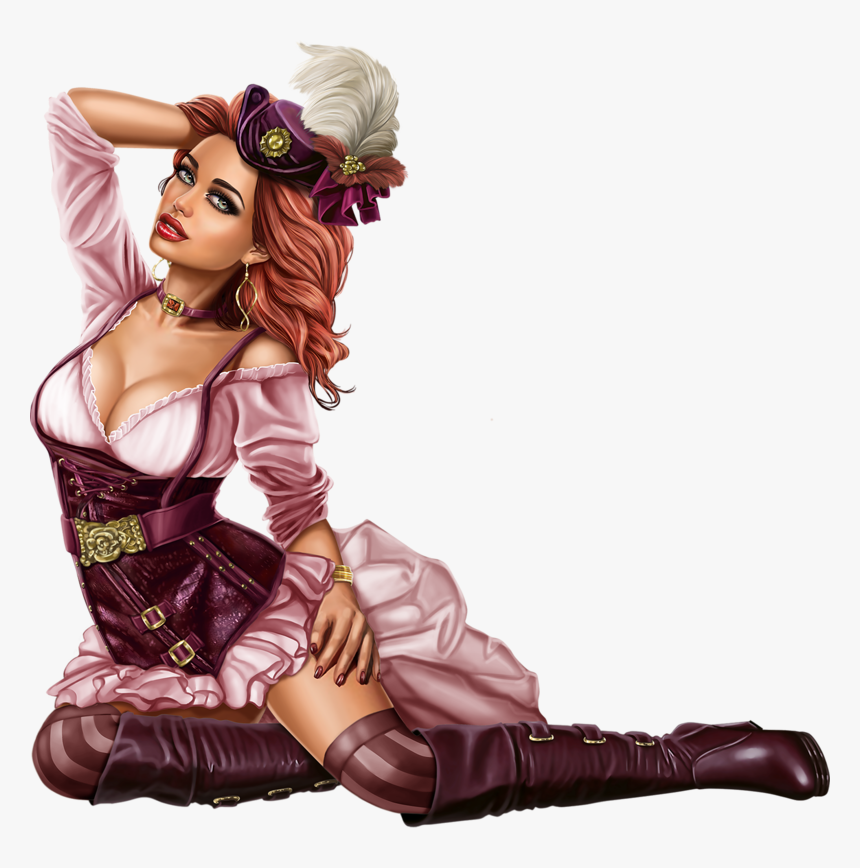 Tubes D Artist Alehandra Vanhek Tube Femme Steampunk Png Transparent Png Kindpng