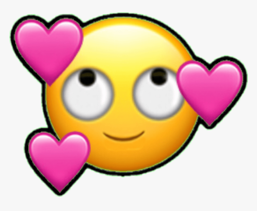 Emoji Emoticono Emoticon Cara Enamorado Corazon Corazon HD Png