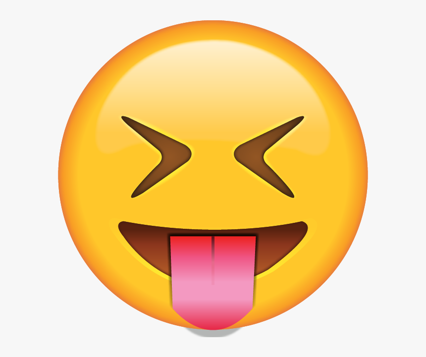 Smiley Face Emoji Tongue Sticking Out