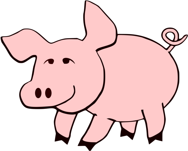 Download Pink,wildlife,animal Figure - Printable Farm Animals Clipart ...