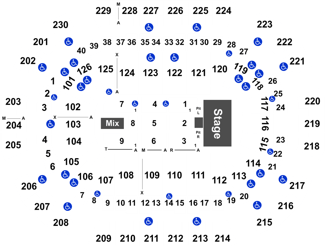 Target Center Minneapolis Seating Chart With Rows, HD Png Download