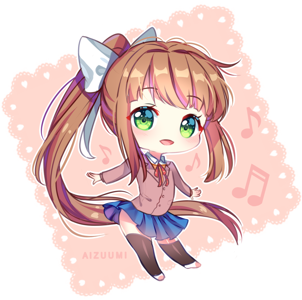 Transparent Sayori Png - Monika Doki Doki Fanart, Png Download, free ...