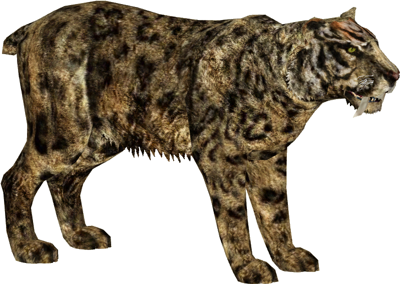 Transparent Saber Tooth Tiger Clipart - Sabertooth Cat Png, Png ...