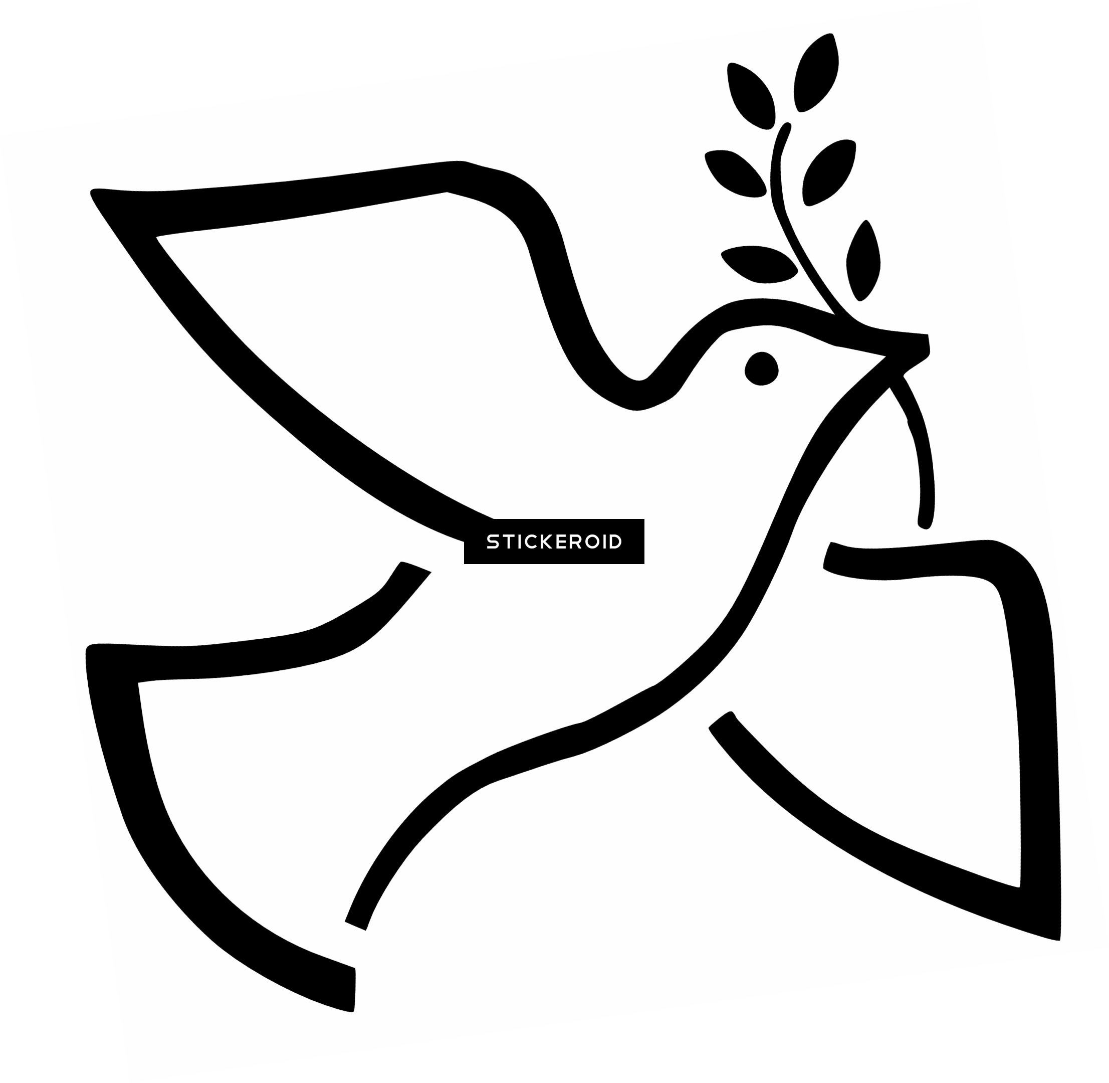 Peace Symbol Png Transparent Images - Dove Peace Symbols, Png Download ...