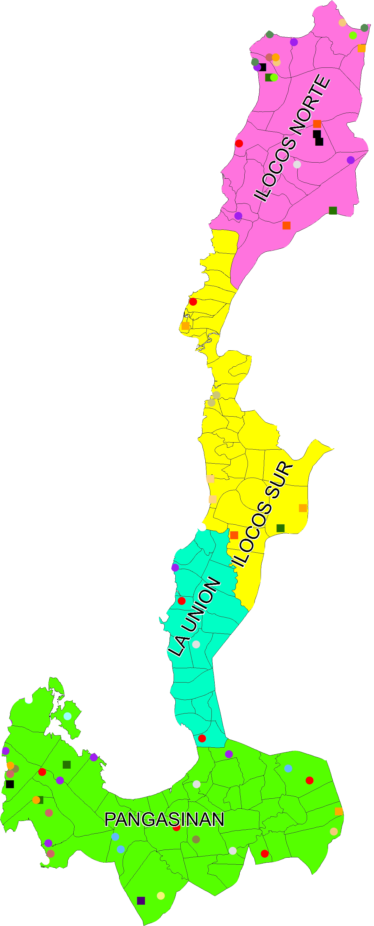 Notice Of Vacancy National - Ilocos Region Map, HD Png Download, free ...