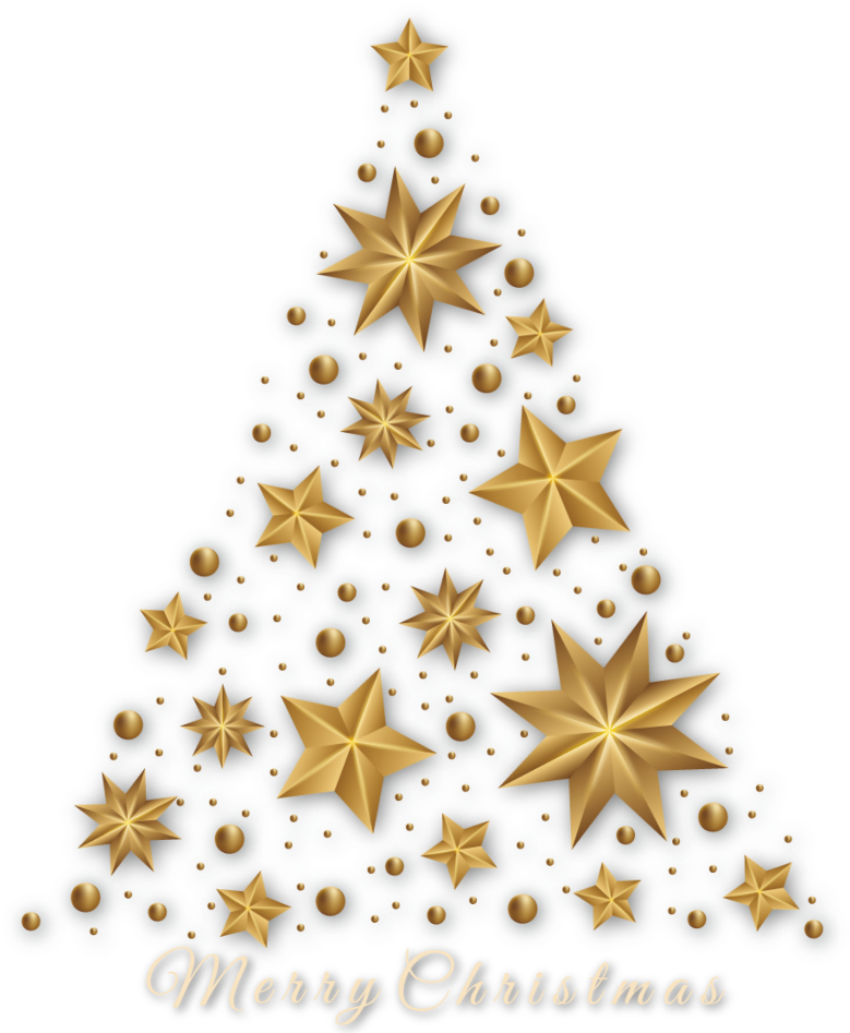 #ftestickers #christmas #tree #merrychristmas #gold - Gold Star ...