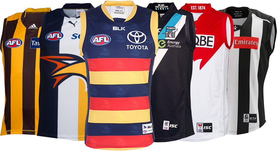 footy jerseys