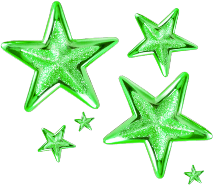 Green Star PNG Transparent Images Free Download