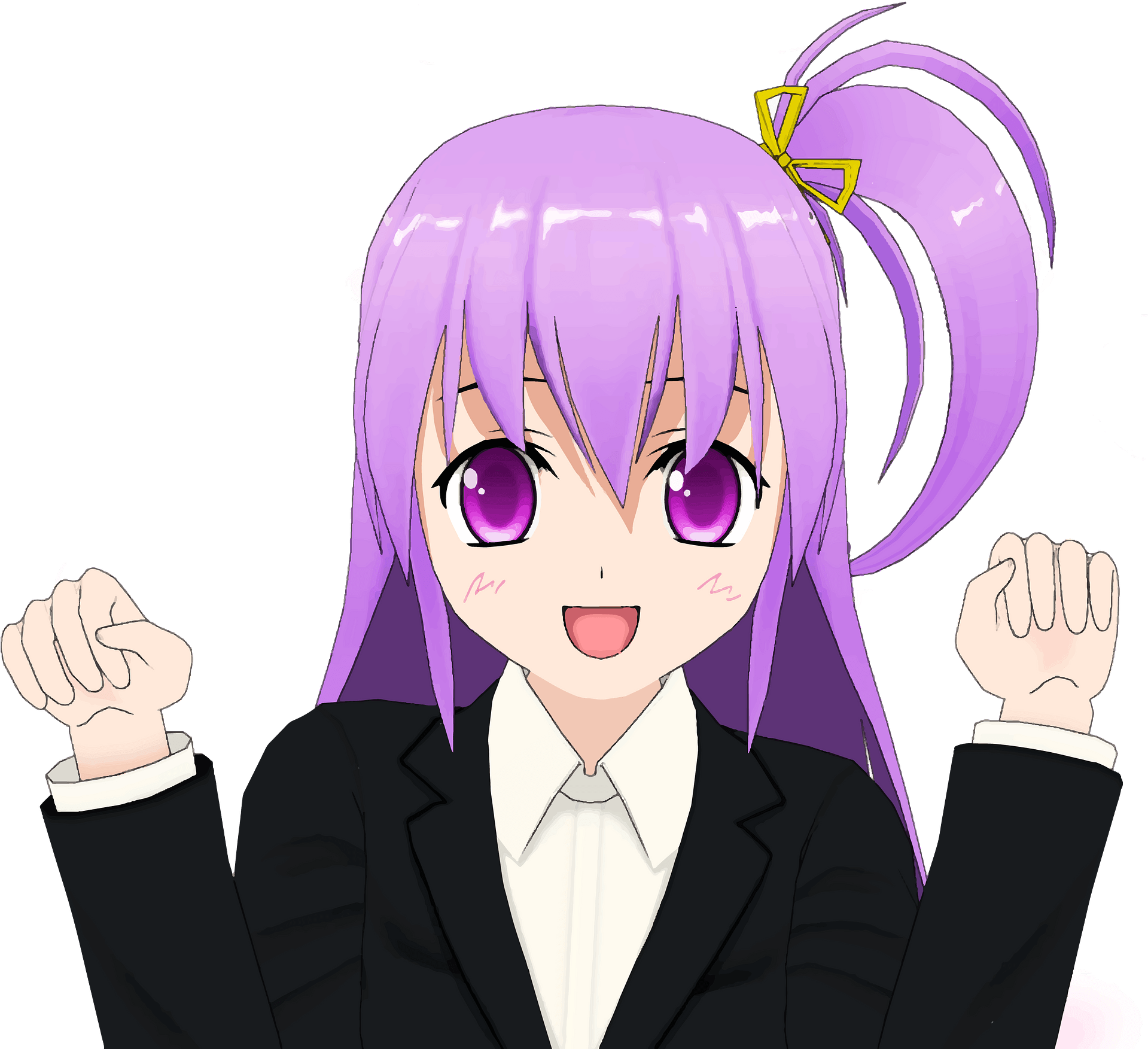 Download Anime Girl Transparent Image HQ PNG Image