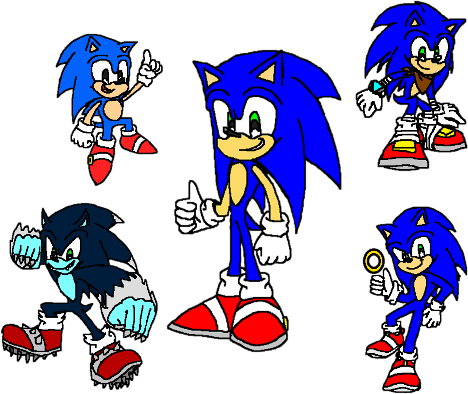 Boom Sonic and Modern Sonic, Sonic the Hedgehog