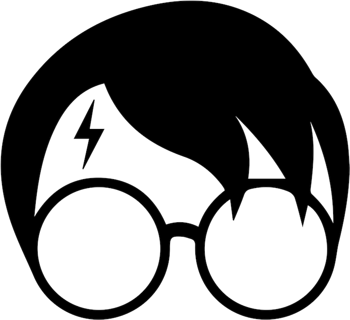 Download Harry Potter Glasses Clipart Transparent Png - Silhouette ...