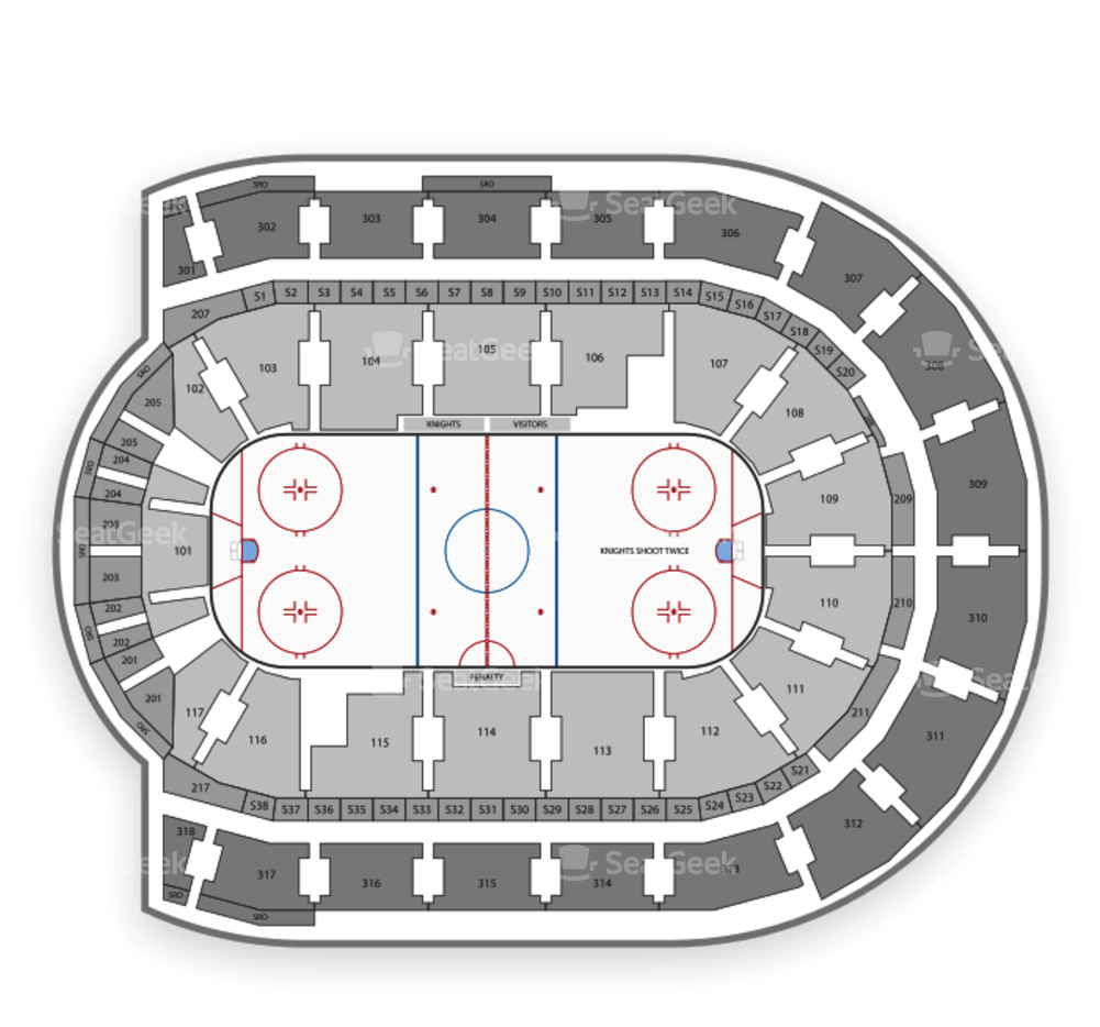 Philadelphia Flyers Seating Chart Map Seatgeek Png - Budweiser Gardens ...