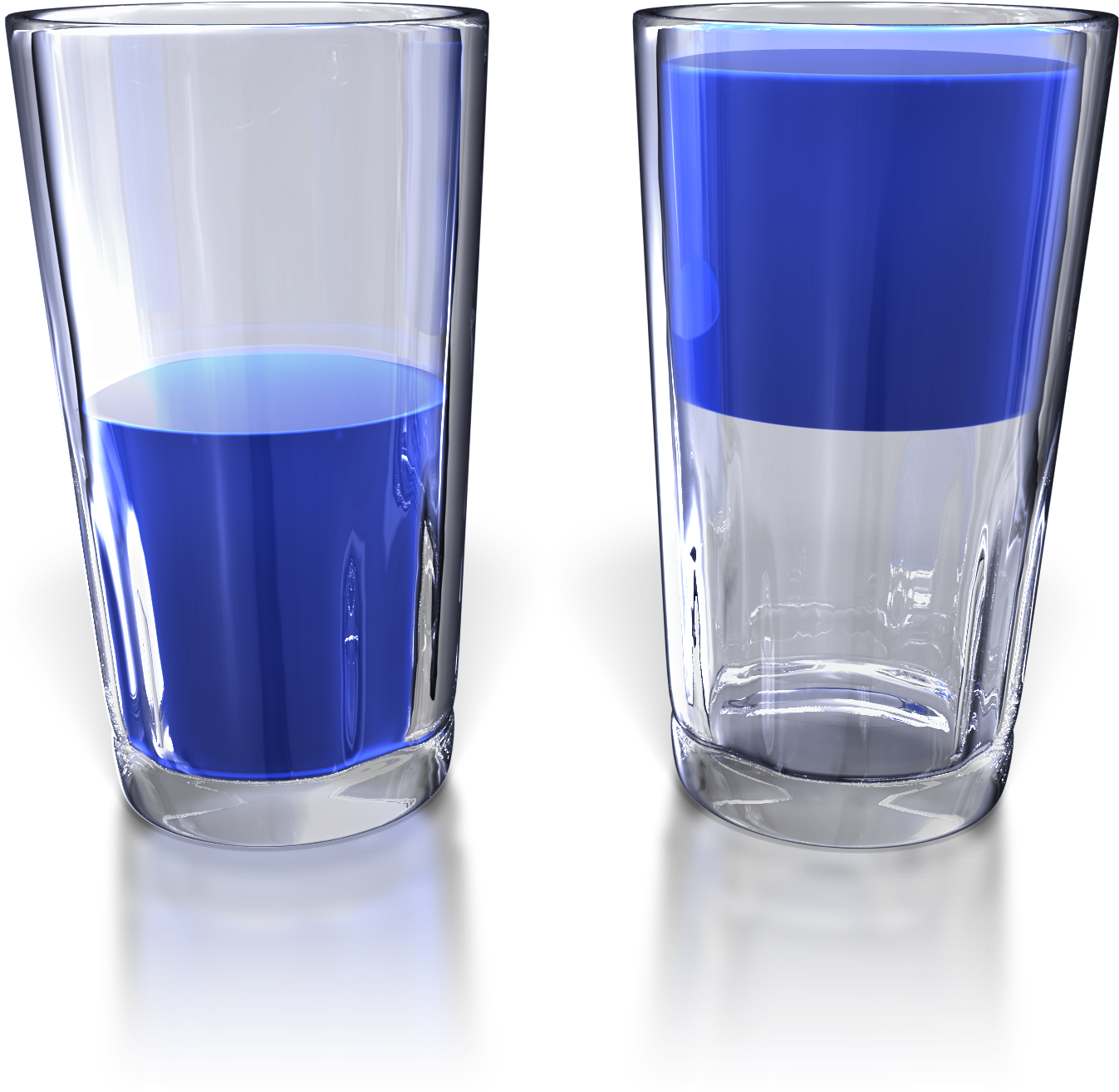 Glass Half Full Png , Png Download - Half Glass Half Empty, Transparent ...