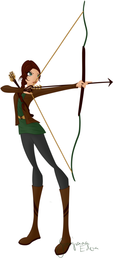 Clipart Royalty Free Download Archery Drawing Katniss - Drawing ...