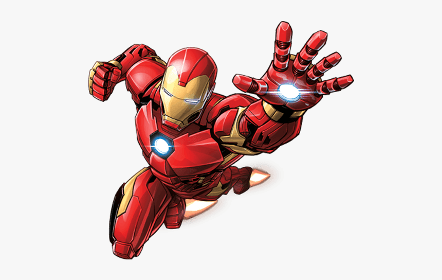 Superhero Comics Universe Thor Iron Ironman Marvel - Iron Man Flying Png, Transparent Png, Free Download