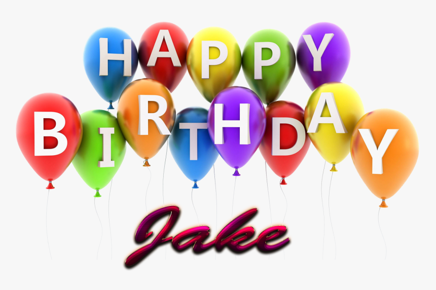 Jake Happy Birthday Balloons Name Png - Happy Birthday Johnson, Transparent Png, Free Download