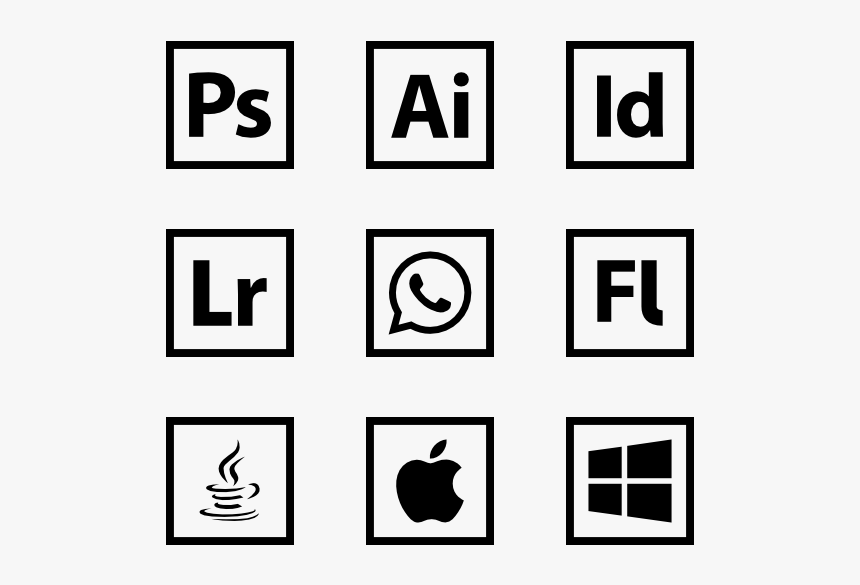 Logo Collection - Social Media Icon Black Png, Transparent Png, Free Download