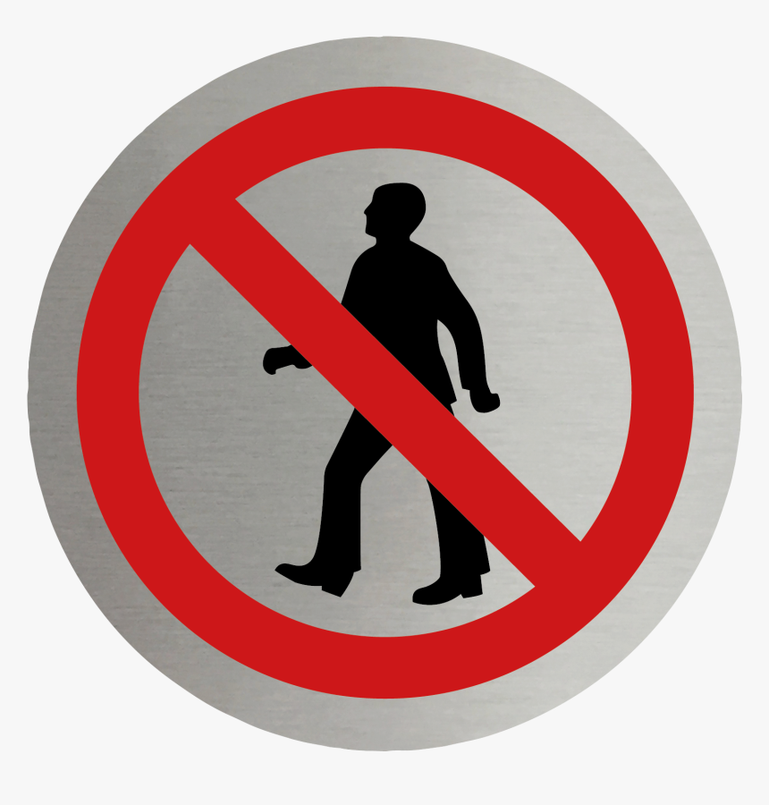 No Entry Png Hd - No Access For Pedestrians, Transparent Png, Free Download