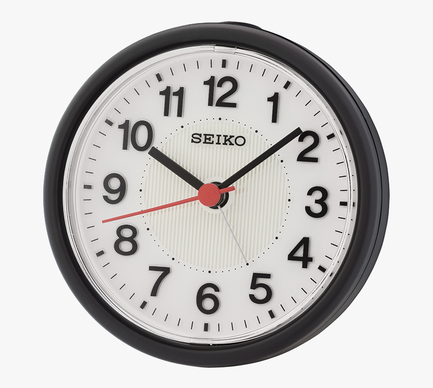 Transparent Despertador Png - Wall Black Seiko Wall Clock, Png Download, Free Download