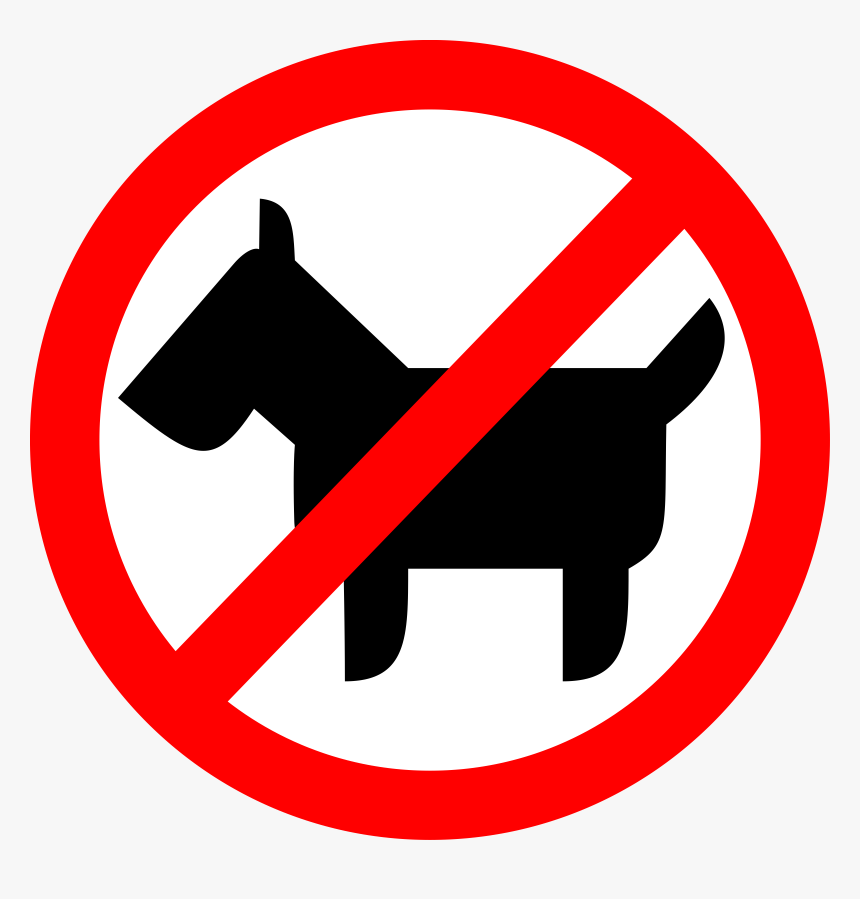 Sign No Animals Svg Clip Arts - No Dogs, HD Png Download, Free Download