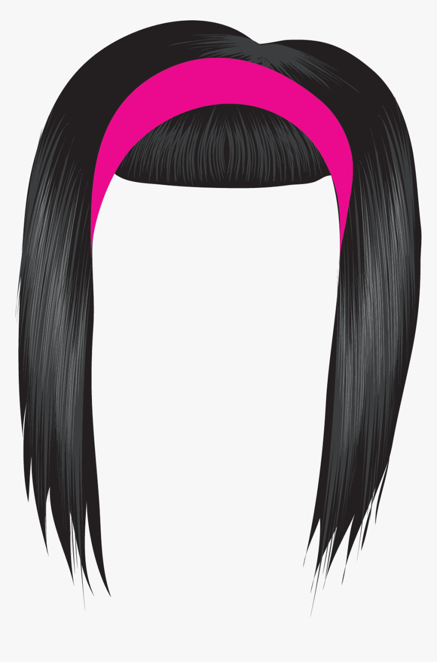 Afro Wig Clipart - Girl Hair Clipart, HD Png Download, Free Download