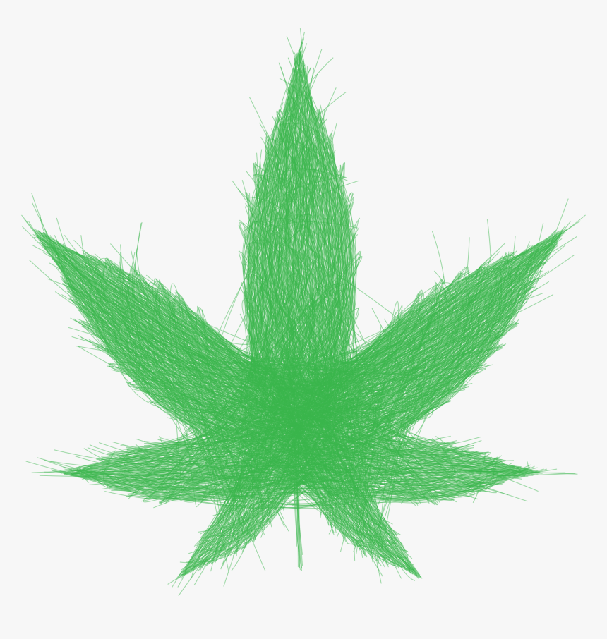 Marijuana Leaf Silhouette , Png Download - Weed Leaf Png, Transparent Png, Free Download