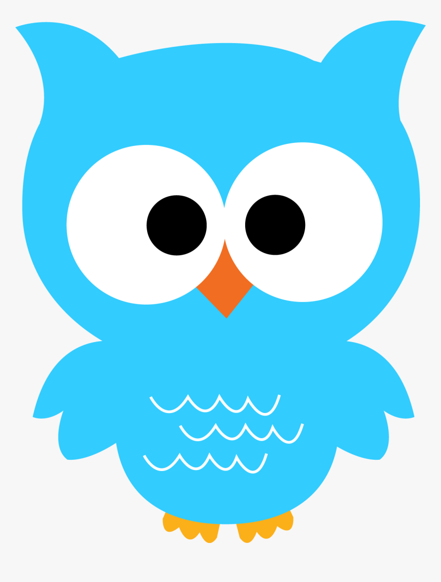 Cute Blue Owl Clipart, HD Png Download, Free Download