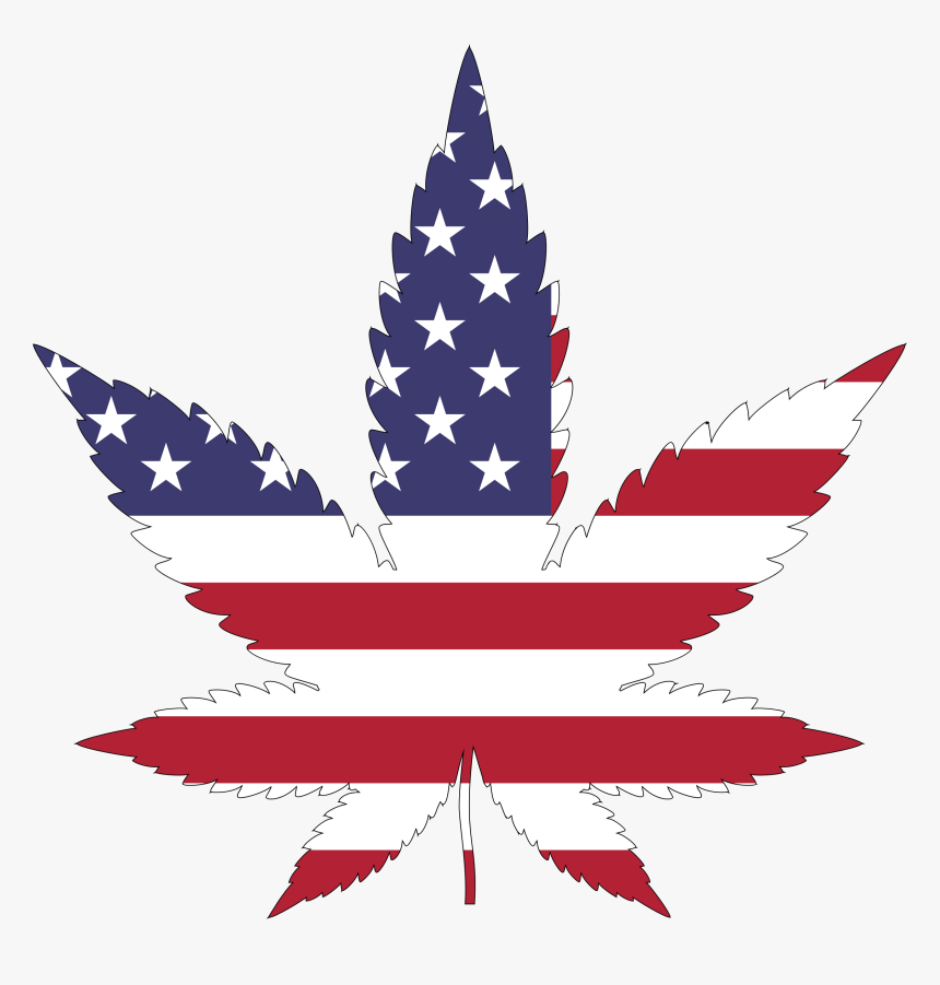 American Flag Icons Png - Us Marijuana, Transparent Png, Free Download