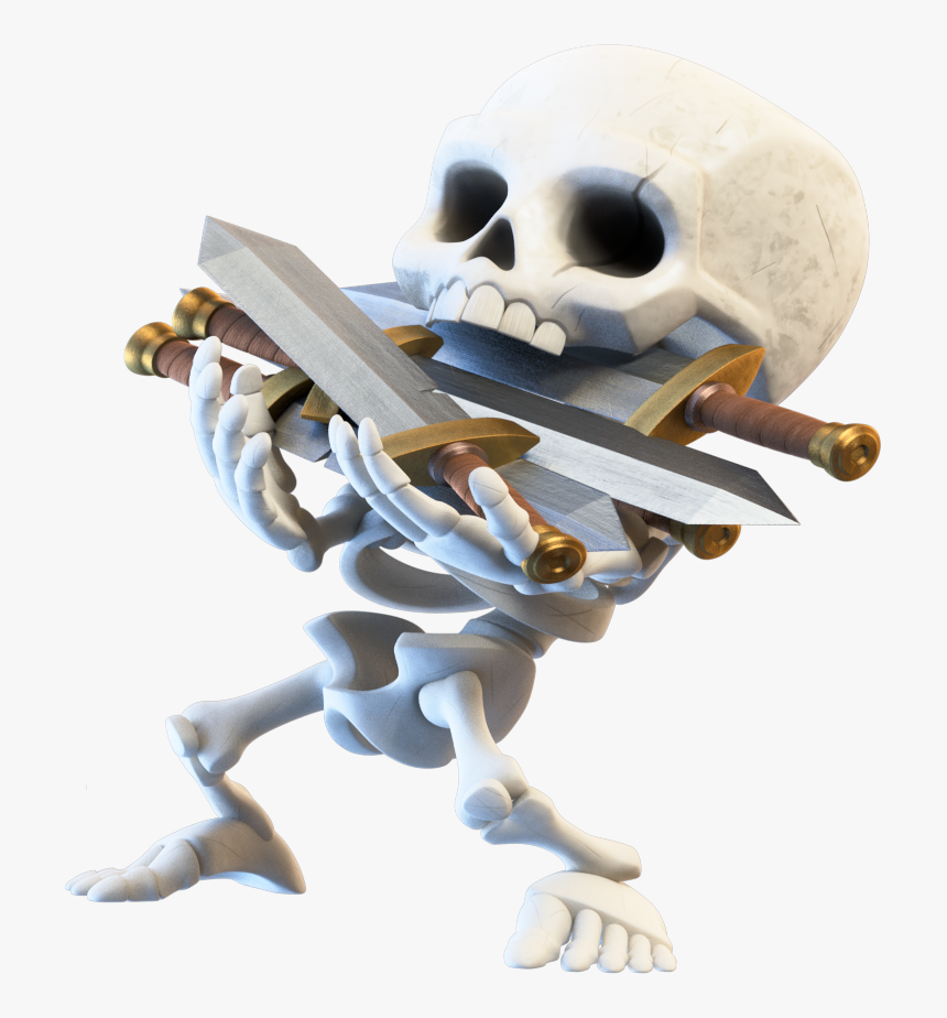 Masterofcontrol"s Clash Royale How To Use Every Legendary - Skeletons Png Clash Royale, Transparent Png, Free Download