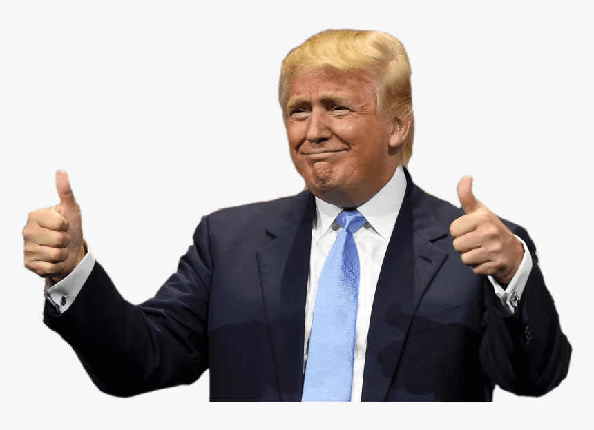 Trump Two Thumbs Up - Stickers Memes Con Frases, HD Png Download, Free Download