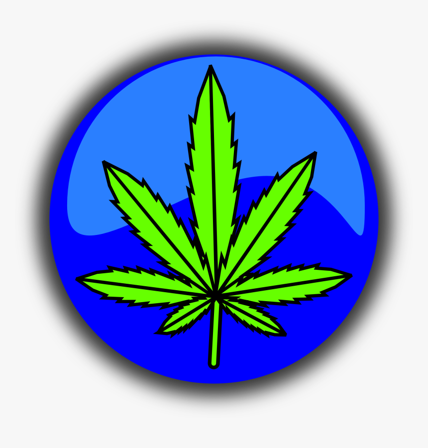 Marijuana Leaf Icon Png - Marixuana Graphic, Transparent Png, Free Download