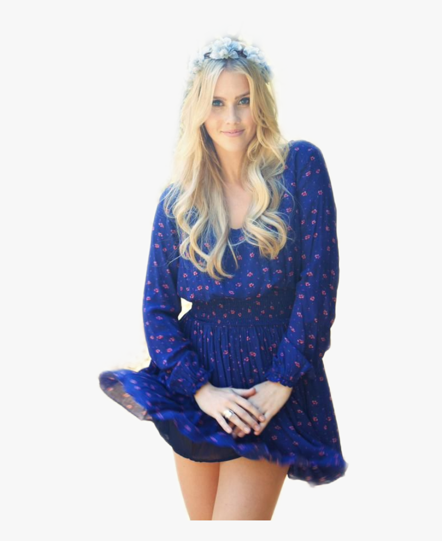 Transparent Claire Holt Png - Claire Holt Blue Dress, Png Download, Free Download