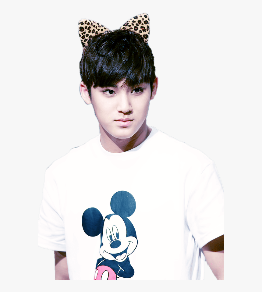 Seventeen Mingyu Mickey Mouse Style - Mingyu Transparent, HD Png Download, Free Download