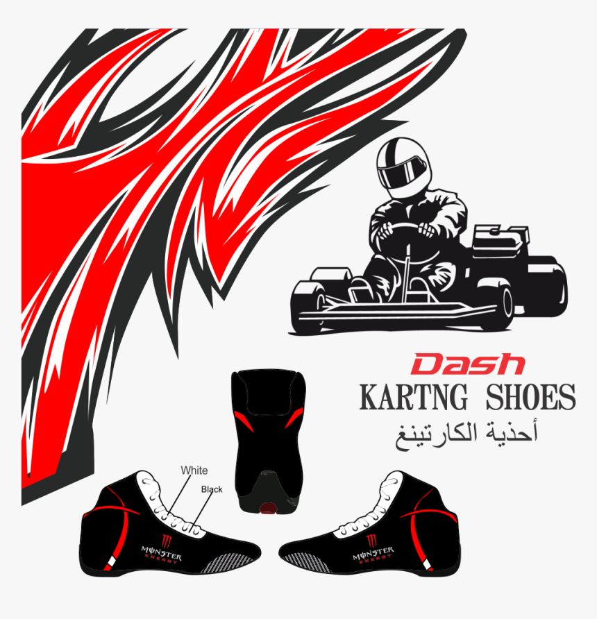 Karting Shoes Dashracegear - Go Kart Logo Png, Transparent Png, Free Download