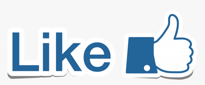Facebook Like on Blue Background transparent PNG - StickPNG