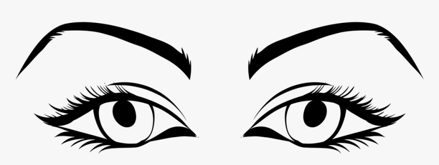 Eyes Black And White, HD Png Download, Free Download