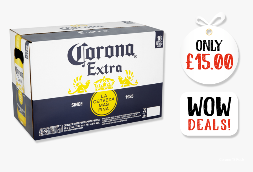 6 Bottles Box Corona Extra - Corona Extra Box, HD Png Download, Free Download