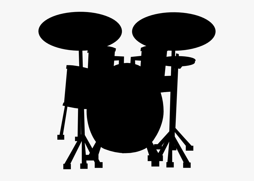 Drums Clipart 55 Gallon - Drum Kit Clipart, HD Png Download - kindpng