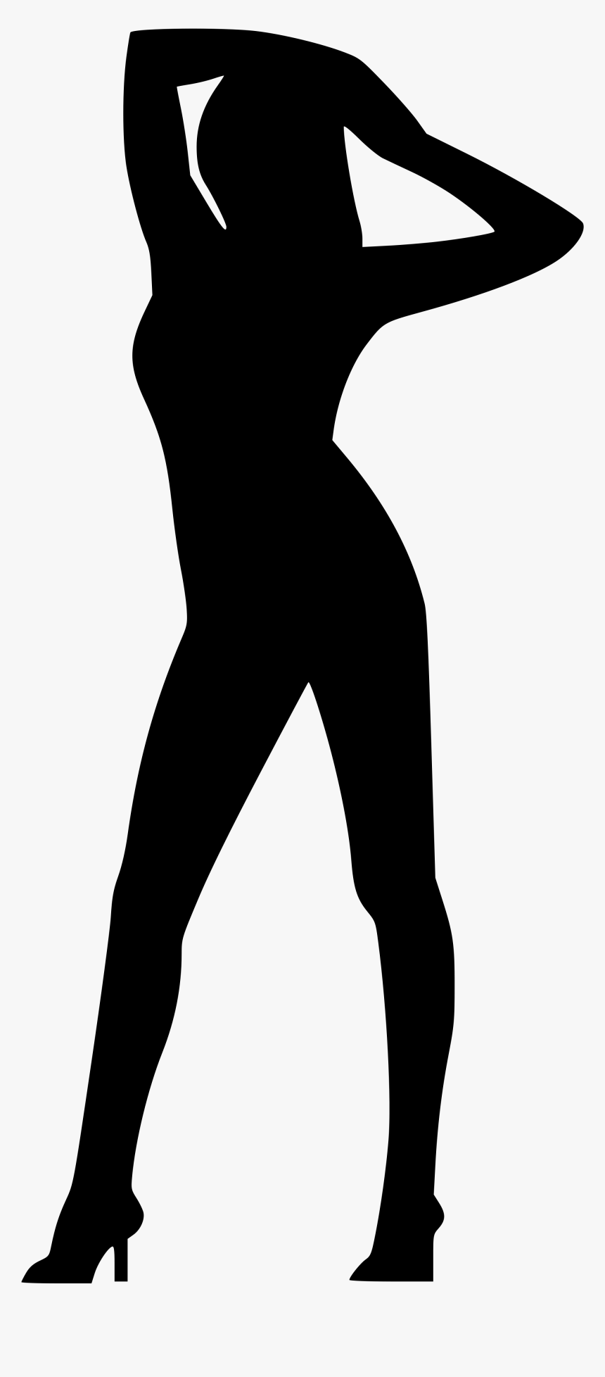 File - Woman Silhouette - Halloween Costumes For Girls Age, HD Png Download, Free Download