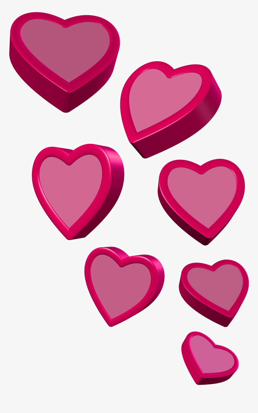 Love Hearts Png Pink Clipart Png Download Pink Hearts Clipart