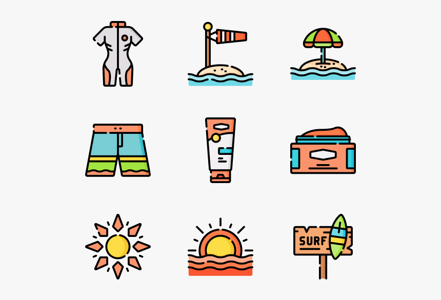 Surf - Amusement Park Icon Transparent, HD Png Download, Free Download