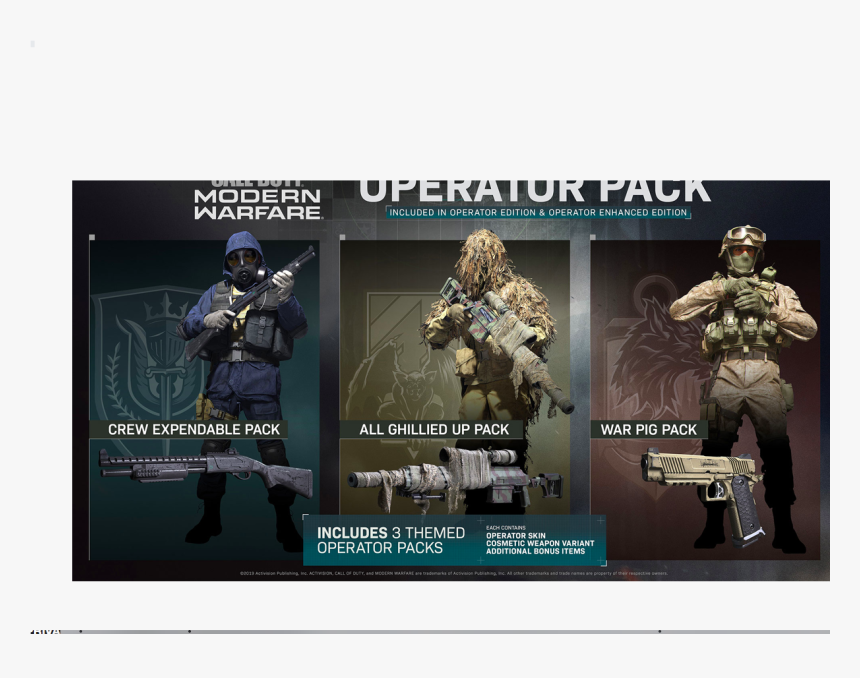 Modern Warfare Operator Edition, HD Png Download, Free Download