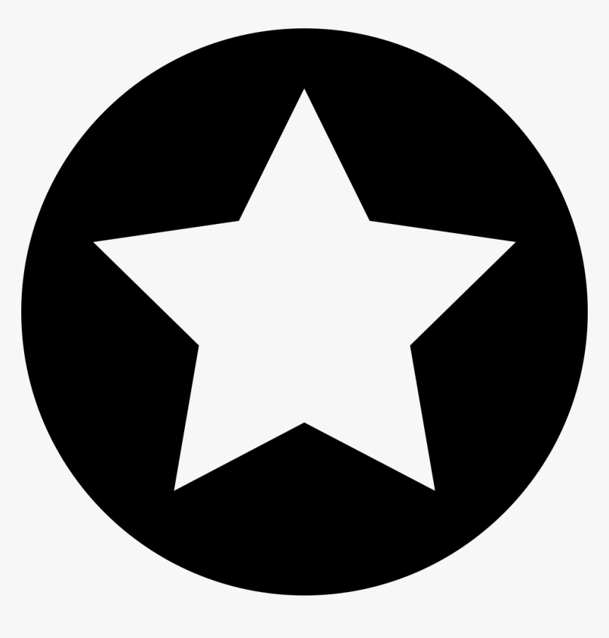 Circle Star Star In Circle Icon Png Transparent Png Kindpng