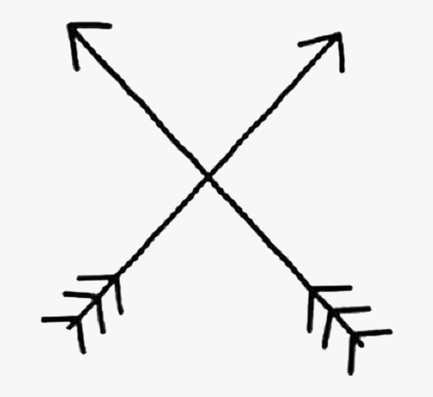Cute Arrow Png - Black And White Arrow Drawing, Transparent Png, Free Download