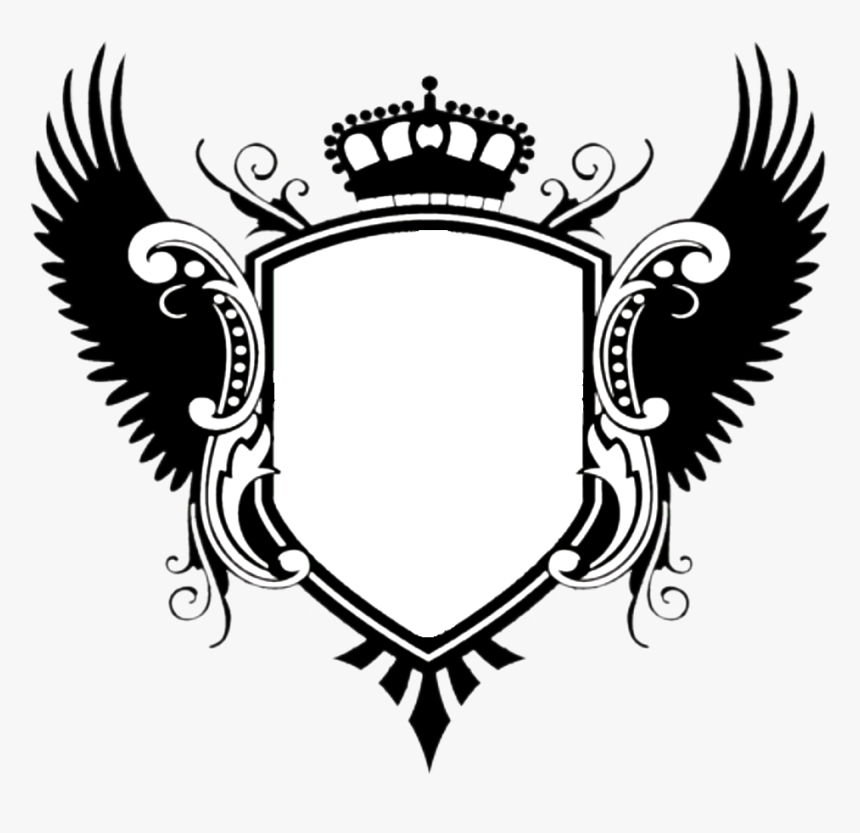 Crest With Wings Psd25496 Photo By Kryoung02 - Shield With Wings Png, Transparent Png, Free Download