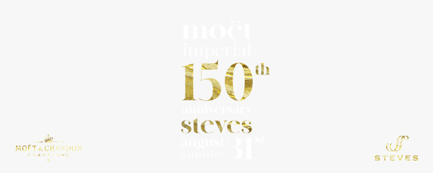 Moët Impérial 150th Anniversary - Calligraphy, HD Png Download, Free Download