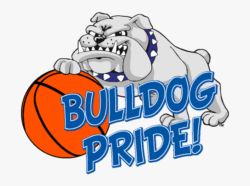 Bulldog Clipart Basketball - Bulldogs Playing Basketball Clipart, HD Png Download, Free Download
