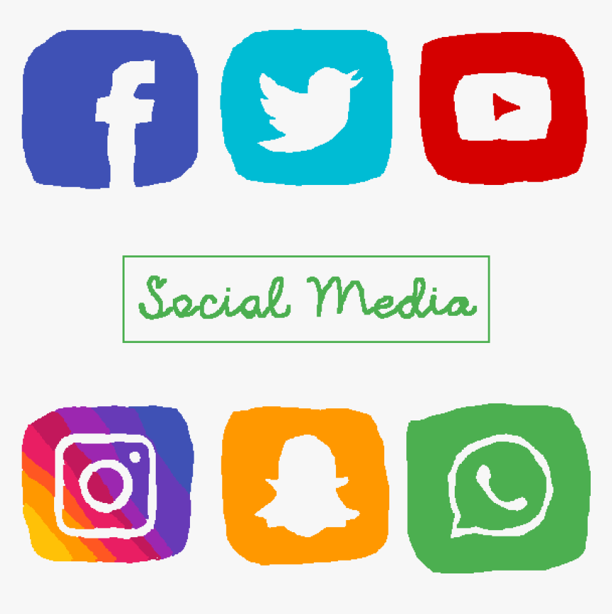 Social Media Icons - Transparent Background Social Media Icon Png, Png Download, Free Download